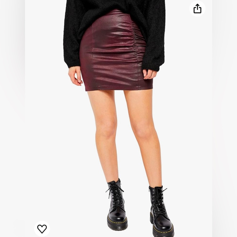 Free People Rumi Ruched Mini Skirt Size XS